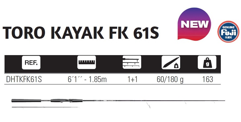 CAÑA HART TORO KAYAK FK61S...